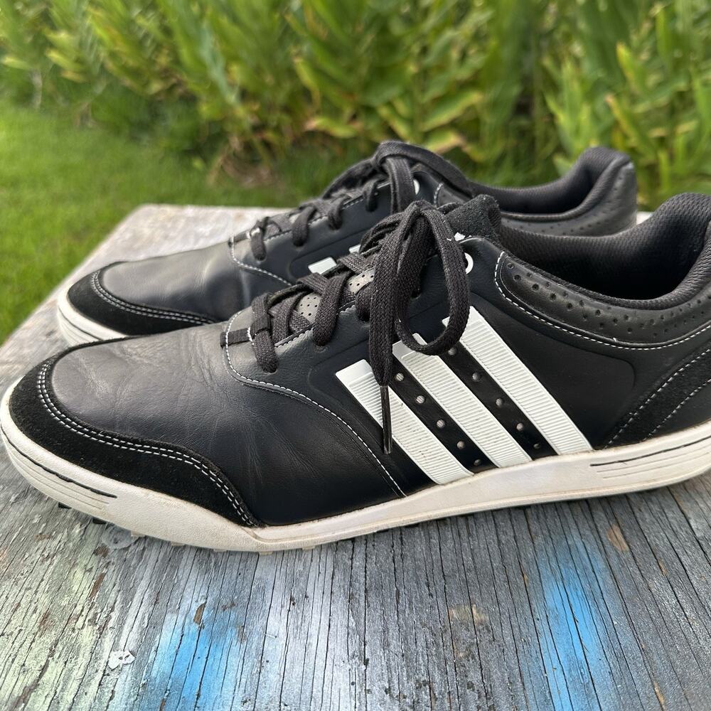 Adidas Adicross III Shoes Men’s 12 White Golf Turf Sneakers Cleats 3 - 340